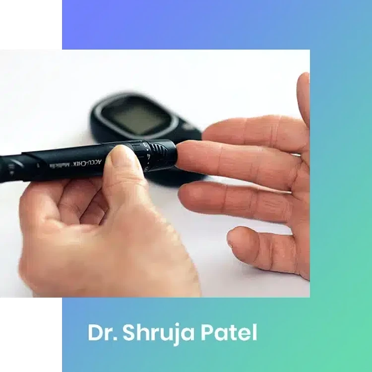 Glucose level testing.
