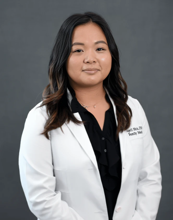 Confident family medicine physician portrait.